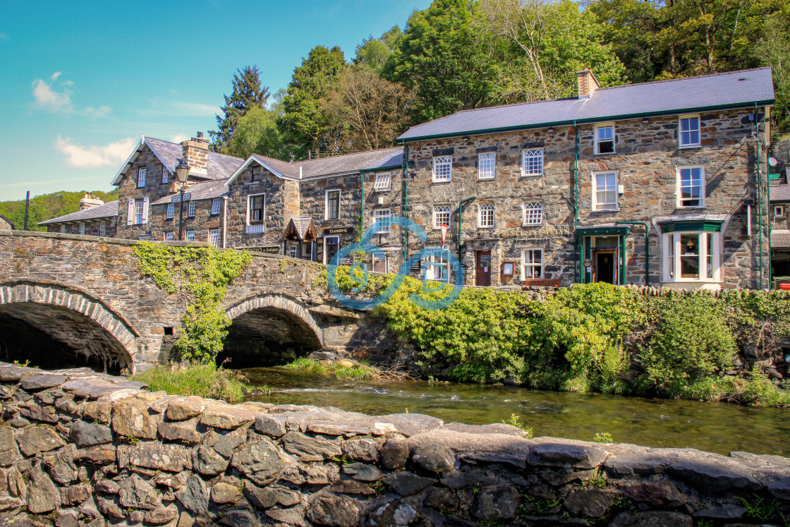 "Prince Llewelyn Hotel, Beddgelert" stock image