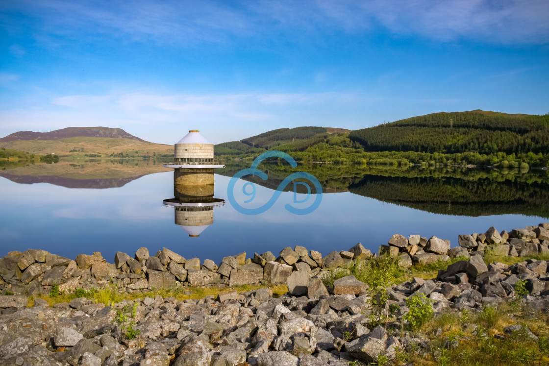 "Llyn Celyn Reservoir" stock image