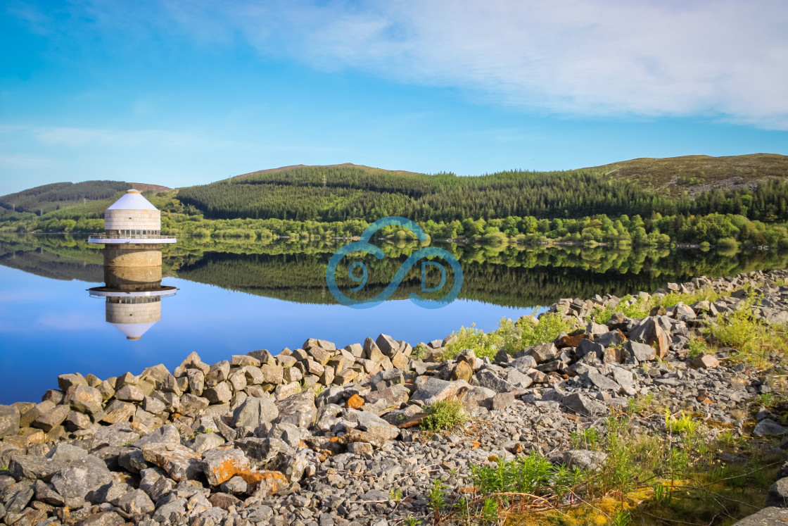 "Llyn Celyn Reservoir" stock image