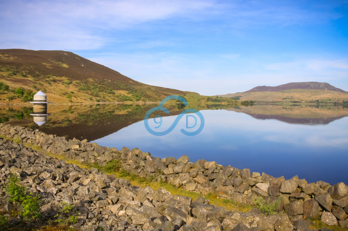 "Llyn Celyn Reservoir" stock image