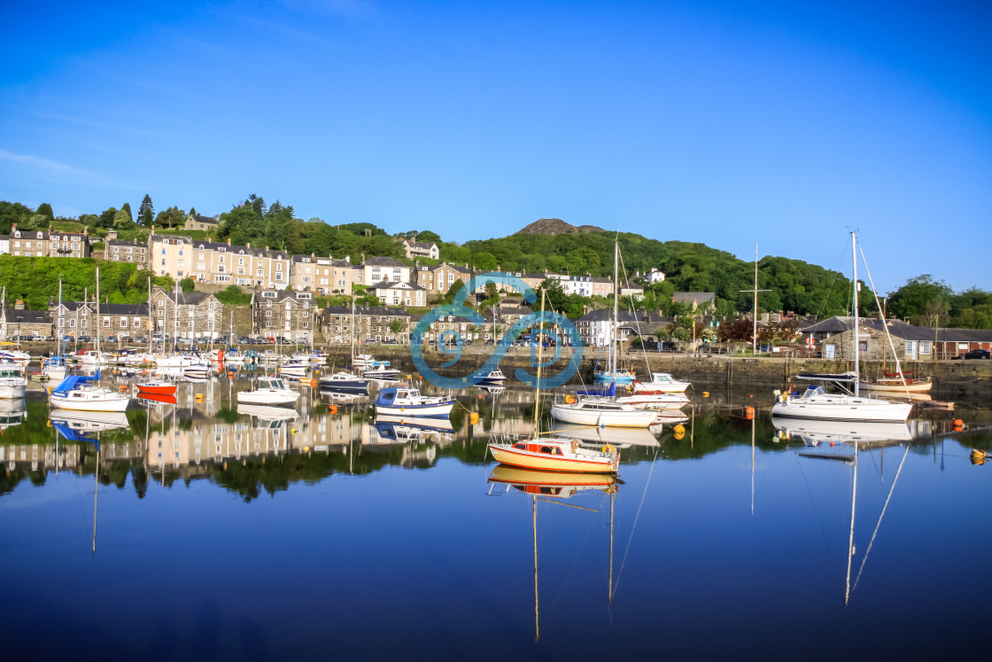 "Porthmadog Harbour" stock image