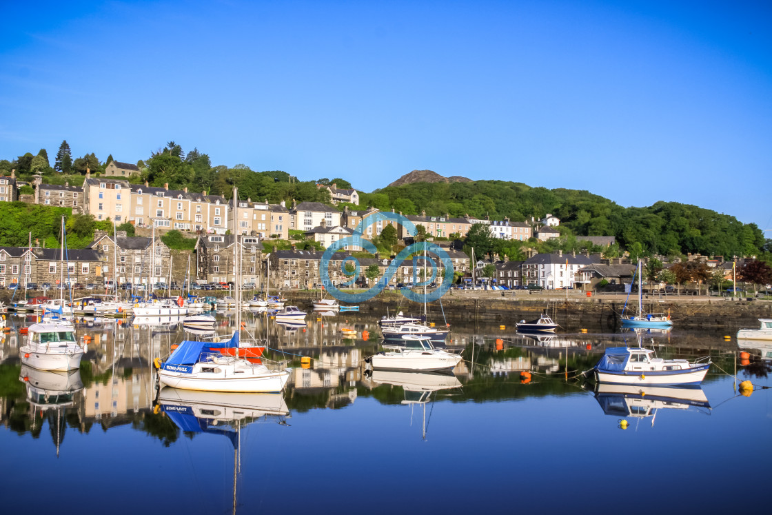 "Porthmadog Harbour" stock image