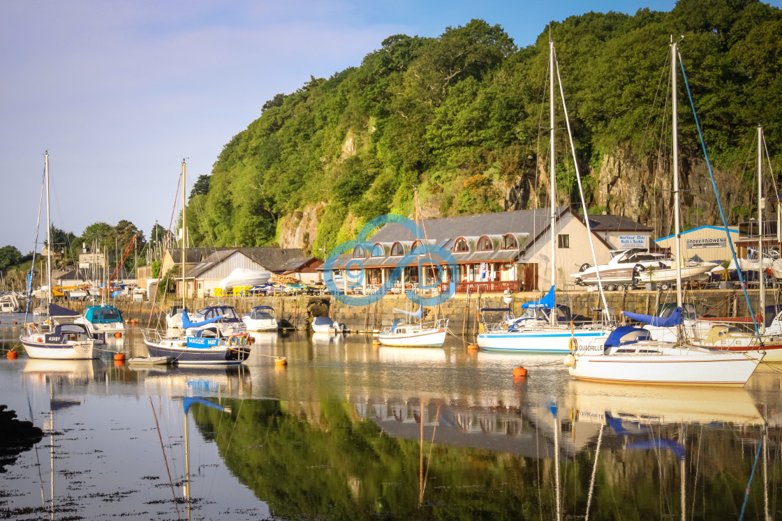 "Porthmadog Harbour" stock image