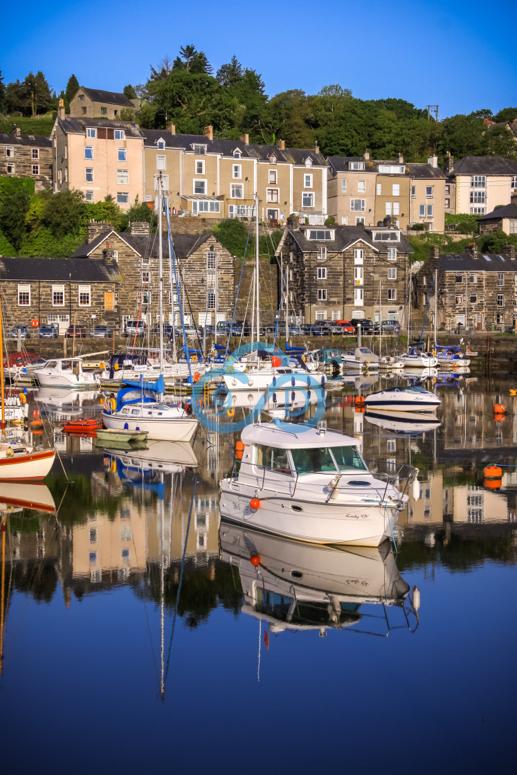 "Porthmadog Harbour" stock image