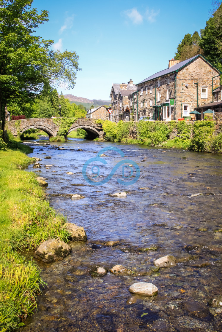 "Prince Llewelyn Hotel, Beddgelert" stock image