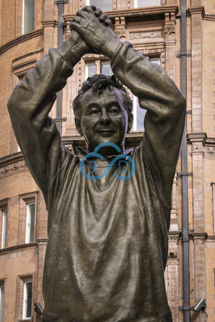 "Brian Clough Statue, Nottingham" stock image