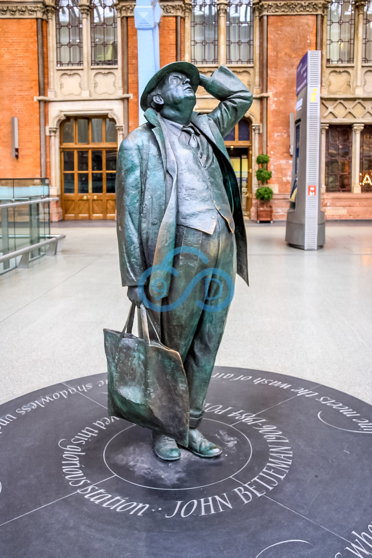 "John Betjeman Statue" stock image