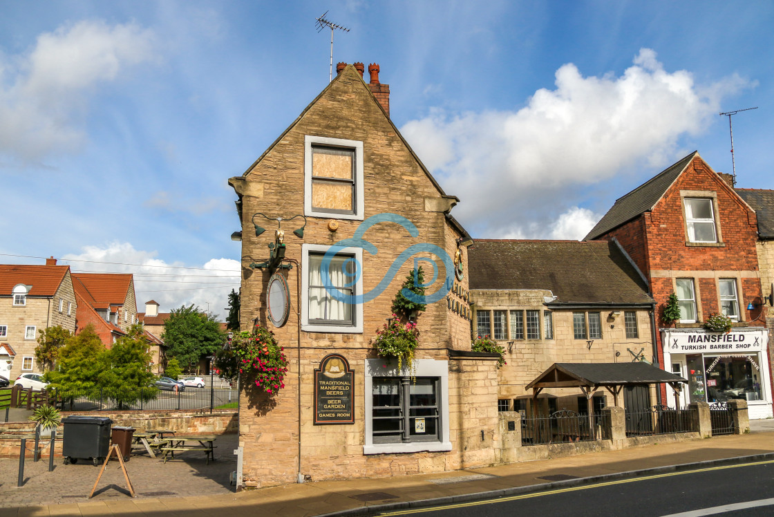 "Bridge Tavern, Mansfield" stock image