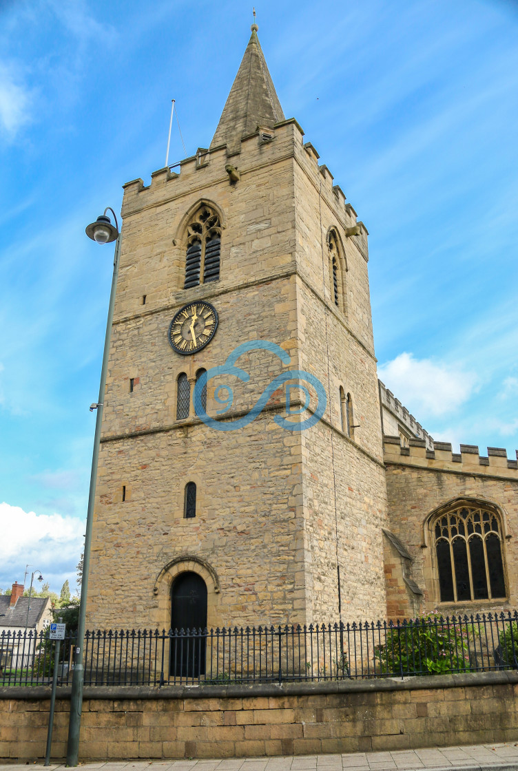 "St Peter and St Paul's Church, Mansfield" stock image