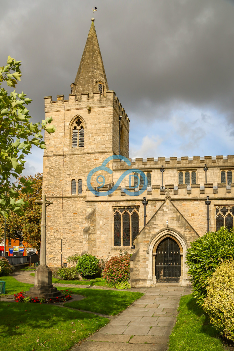 "St Peter and St Paul's Church, Mansfield" stock image