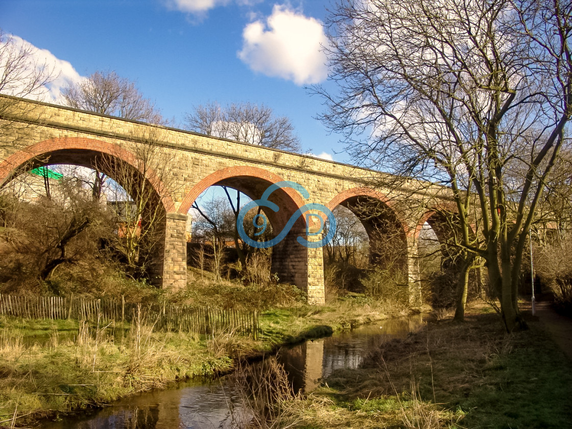 "Mansfield Viaduct" stock image