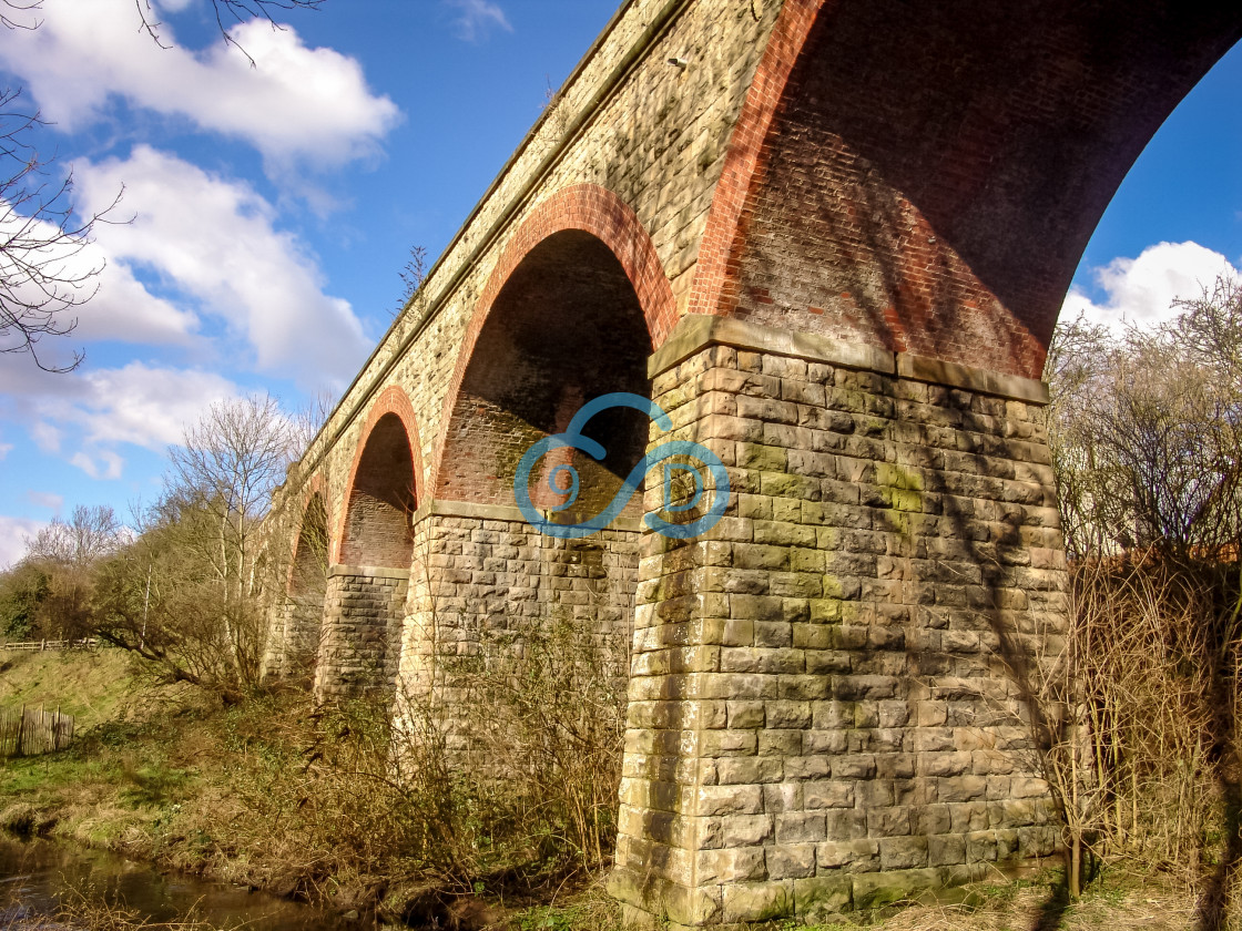 "Mansfield Viaduct" stock image