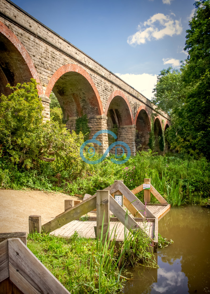 "Mansfield Viaduct" stock image