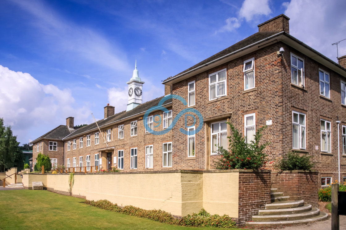 "Ransom Wood Hall, Mansfield" stock image