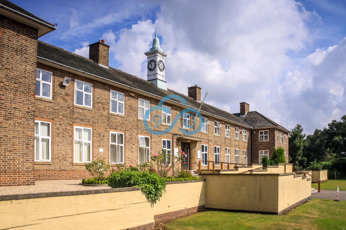 "Ransom Wood Hall, Mansfield" stock image