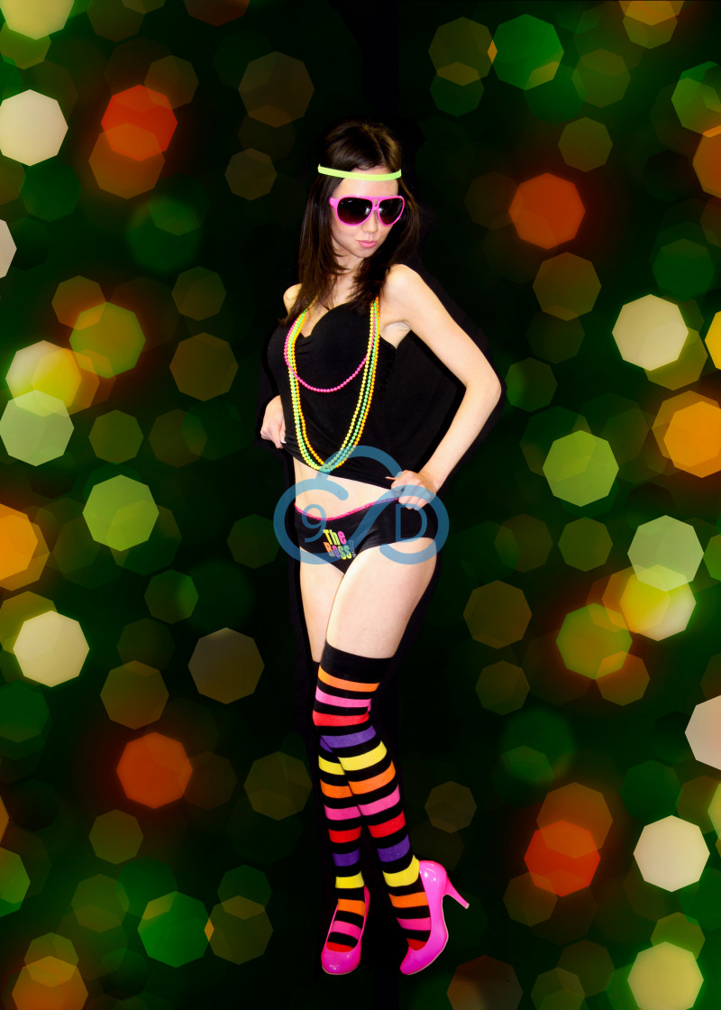 "Funky Disco Girl" stock image