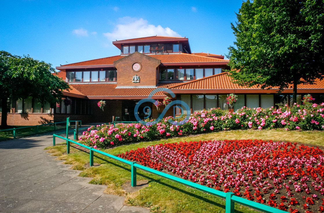 "Mansfield Civic Centre" stock image