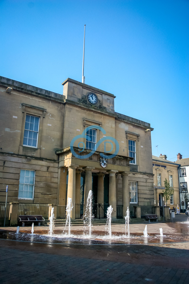 "Mansfield Town Hall" stock image