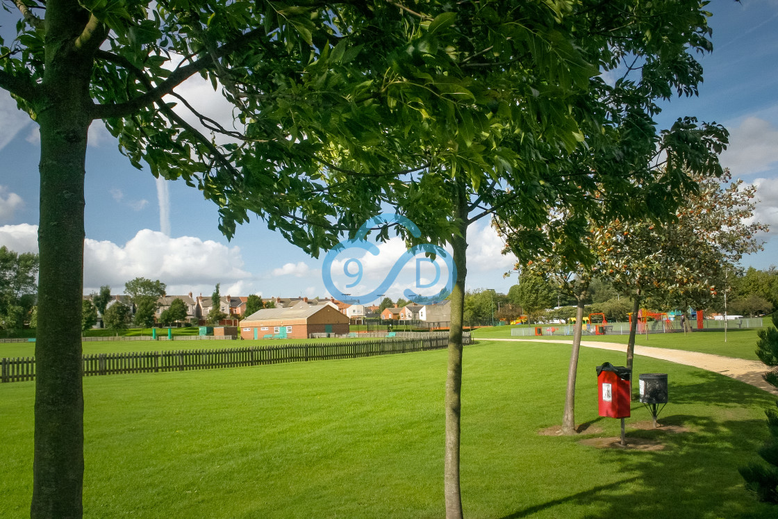 "Chesterfield Road Park, Mansfield" stock image