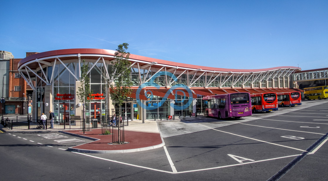 "The New Bus Station, Mansfield" stock image