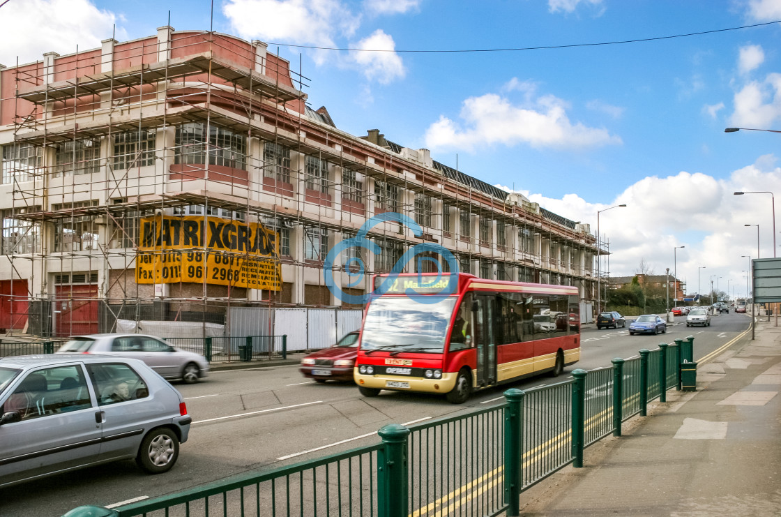 "Mansfield Shoe Company Demolition" stock image