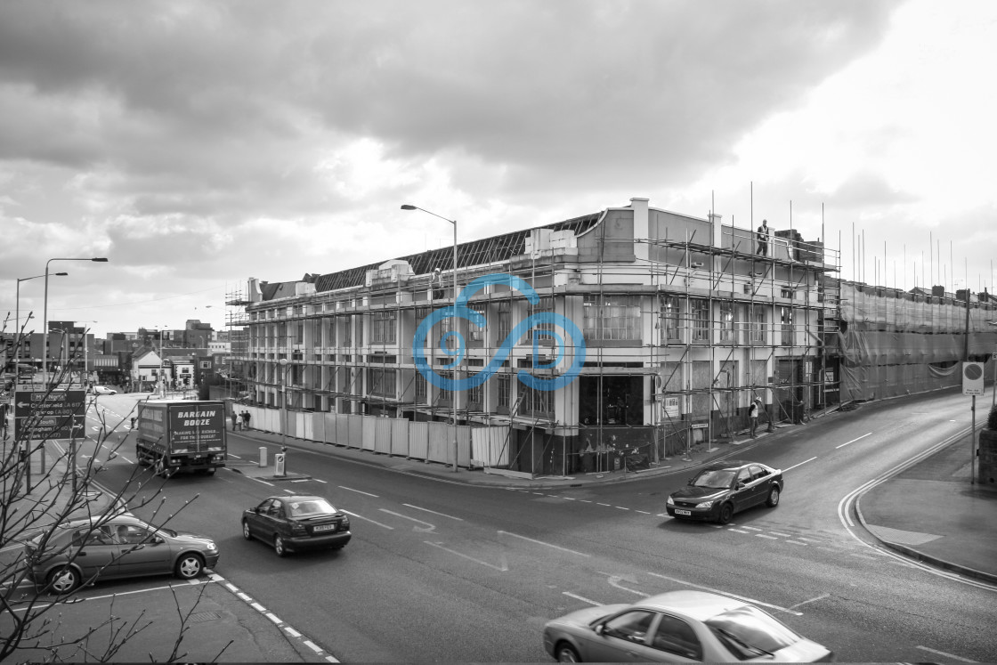 "Mansfield Shoe Company Demolition" stock image