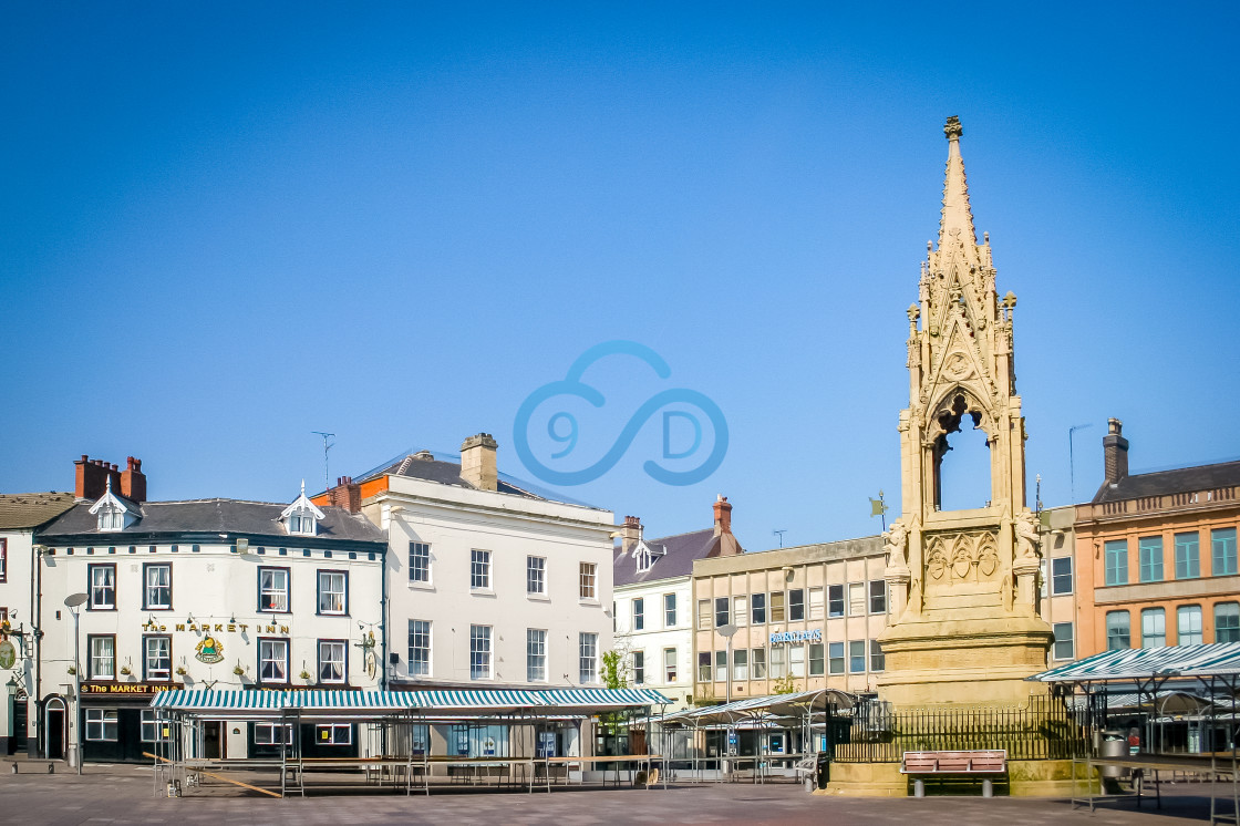 "Bentinck Memorial & Market Place" stock image