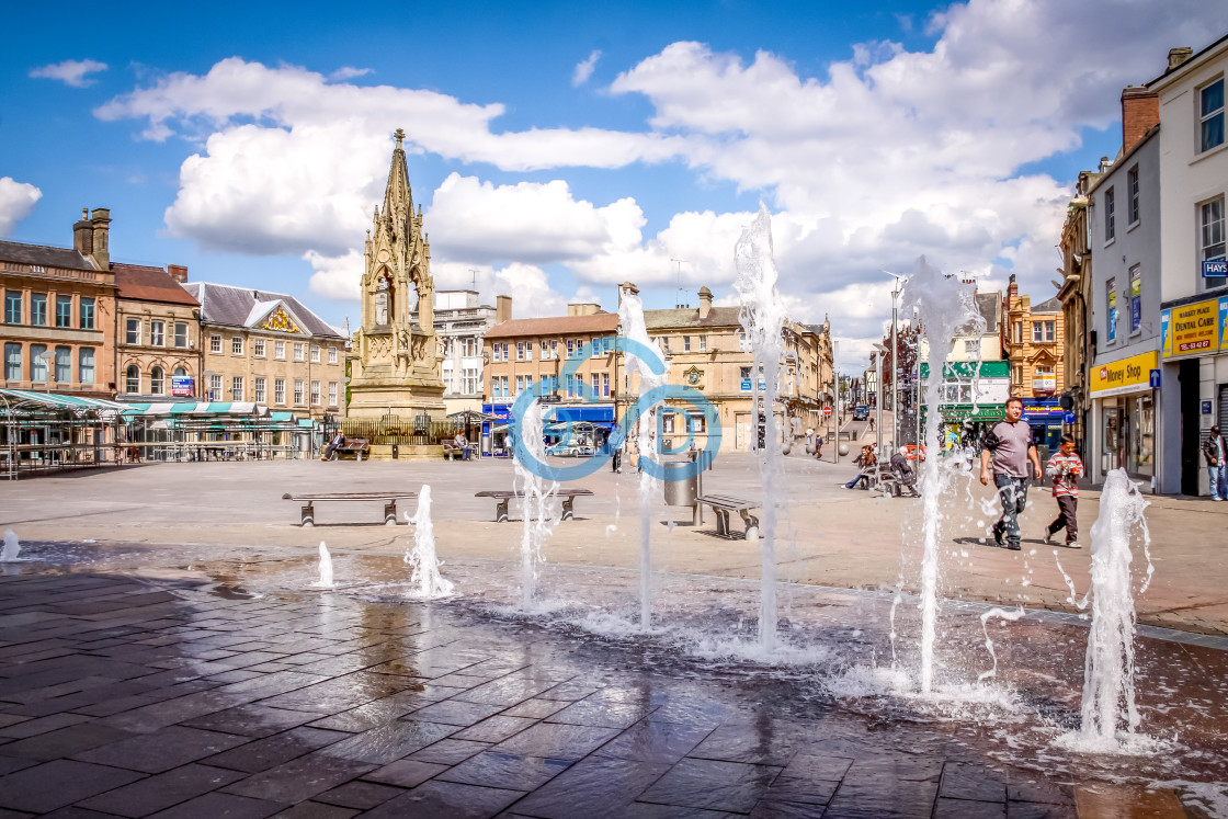 "Bentinck Memorial & Market Place" stock image