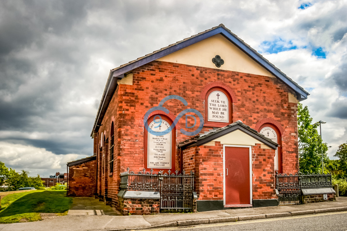 "The Gospel Hall, Mansfield" stock image