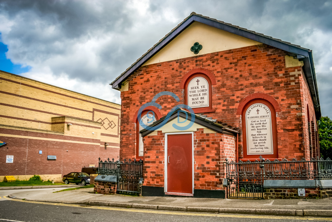 "The Gospel Hall, Mansfield" stock image