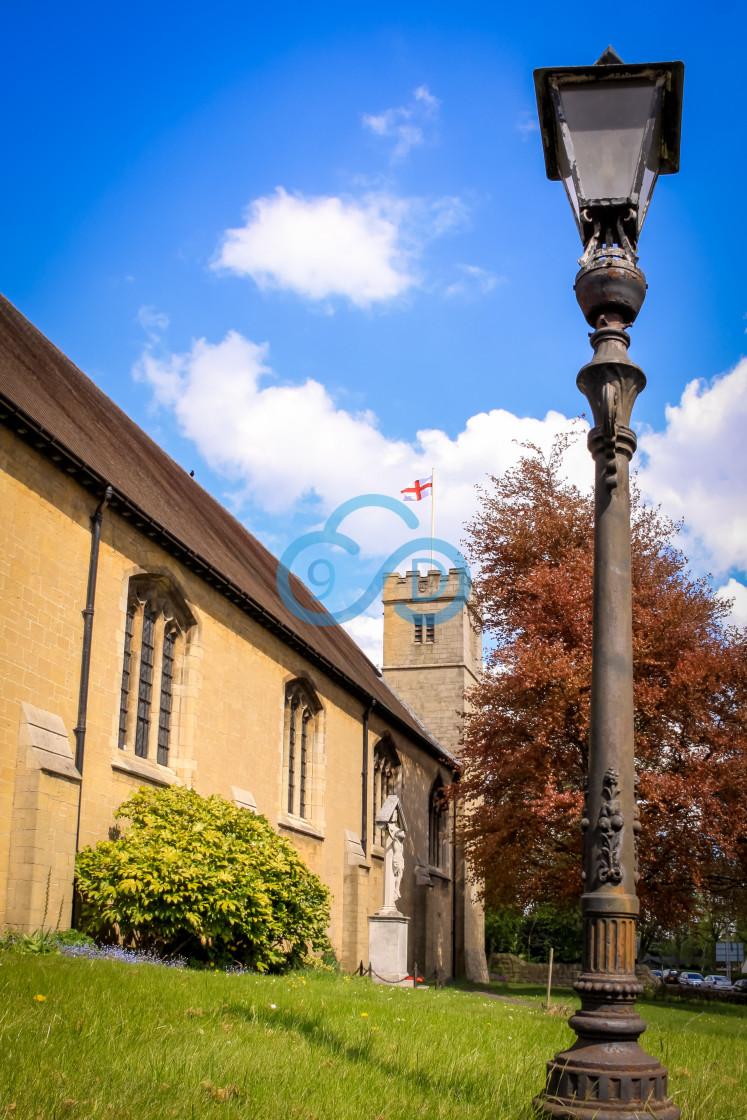 "St Mark's Church, Mansfield" stock image