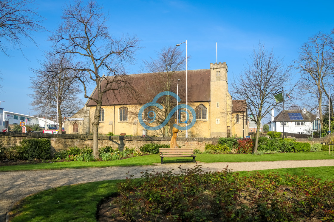 "St Mark's Church, Mansfield" stock image