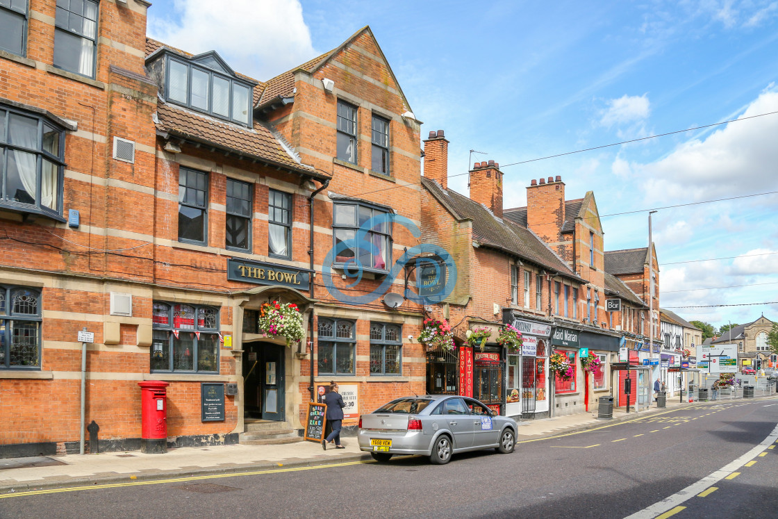 "The Bowl Public House, Mansfield" stock image