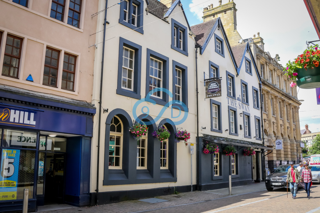 "The Swan Public House, Mansfield" stock image