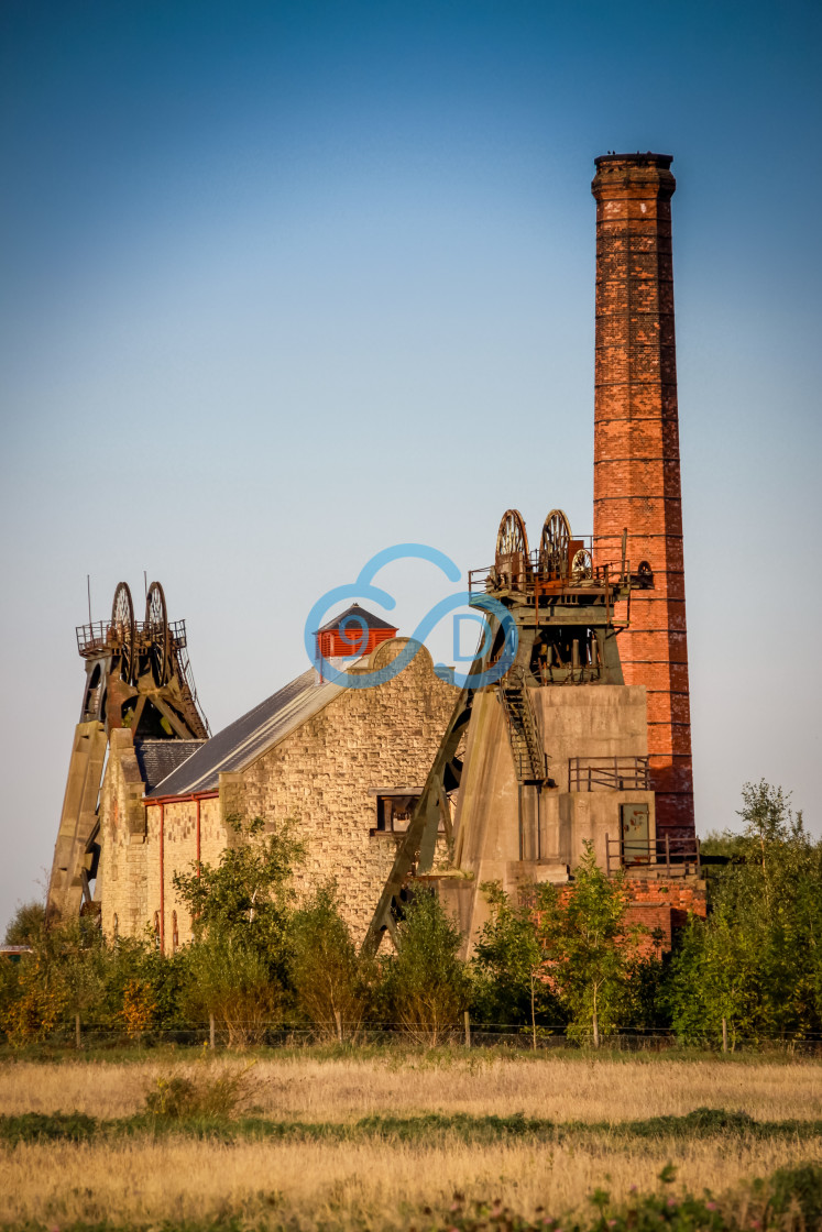 "Pleasley Colliery" stock image