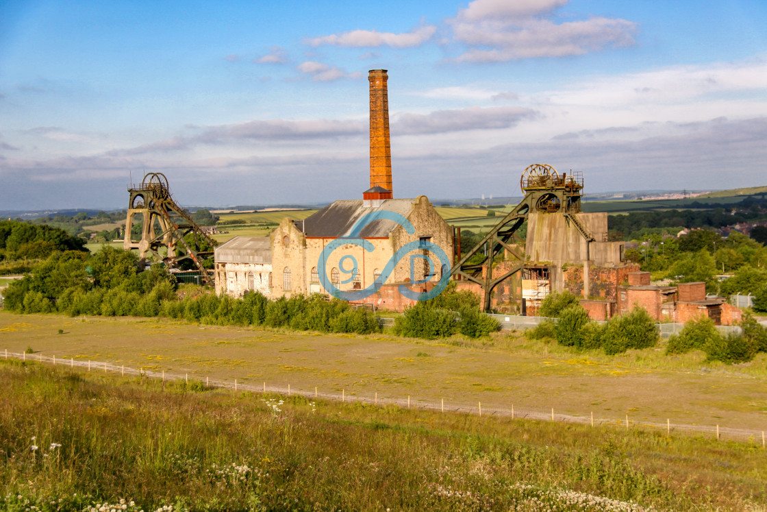 "Pleasley Colliery" stock image