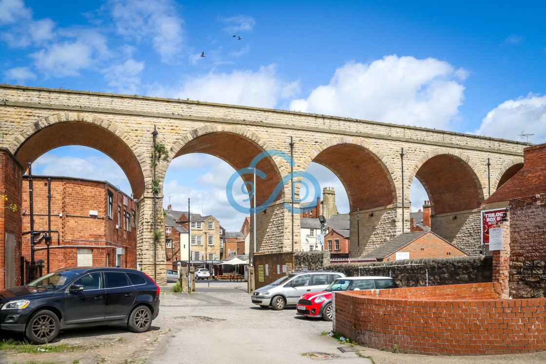 "Mansfield Viaduct" stock image