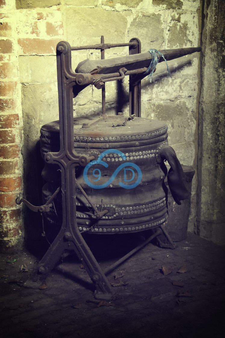 "Old Blacksmiths Bellows" stock image