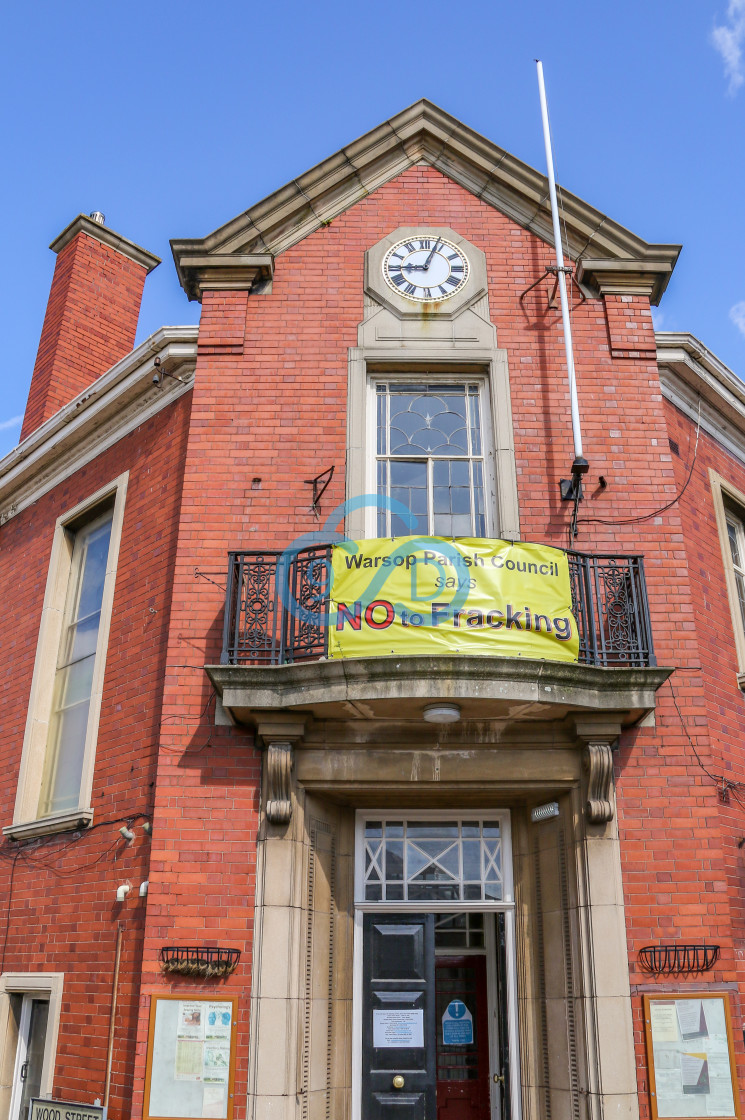 "The Town Hall, Market Warsop" stock image