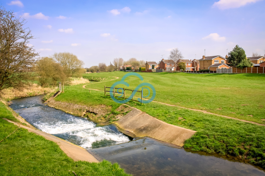 "River Meden, Market Warsop" stock image