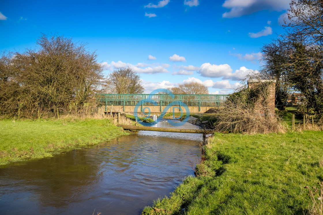 "River Meden, Market Warsop" stock image