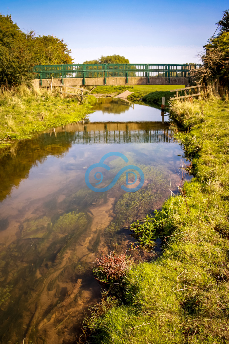 "River Meden, Market Warsop" stock image