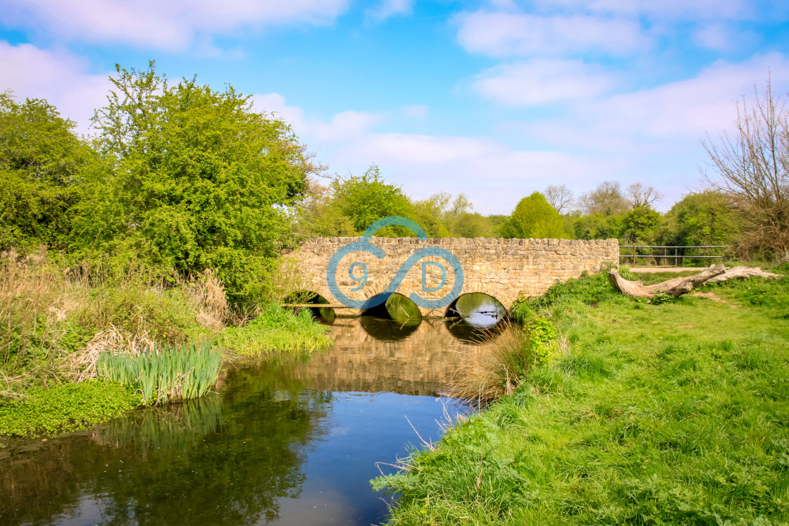 "Hammerwater Bridge, Market Warsop" stock image