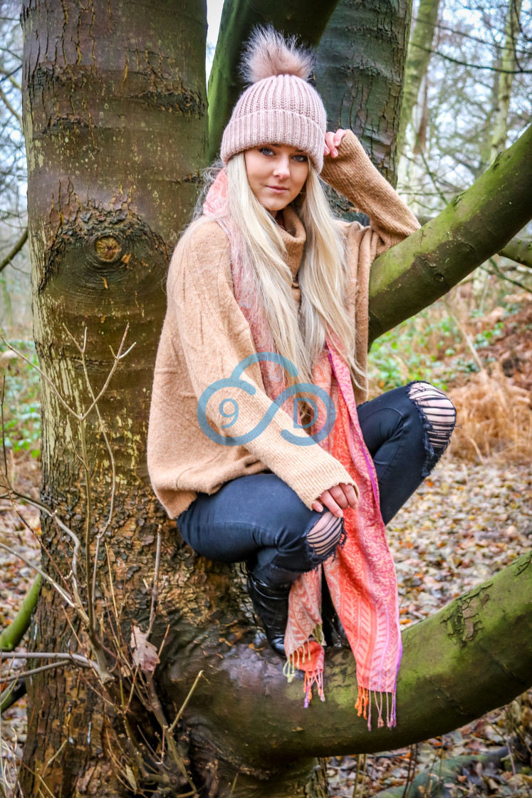 "Woodland Girl" stock image