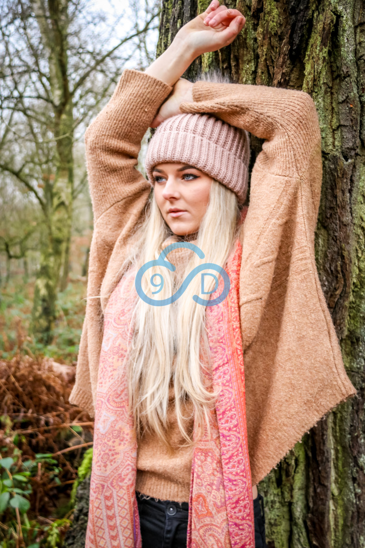 "Woodland Girl" stock image