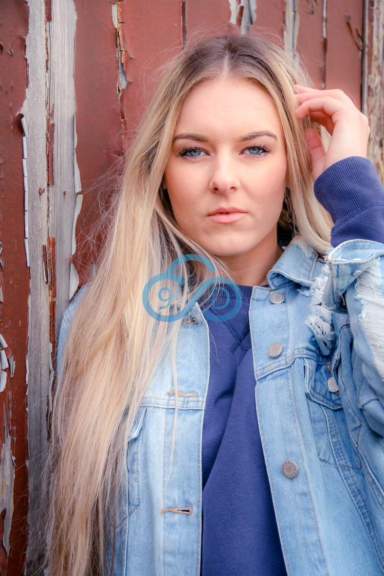 "Denim Blonde" stock image