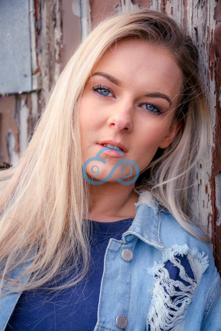 "Denim Blonde" stock image