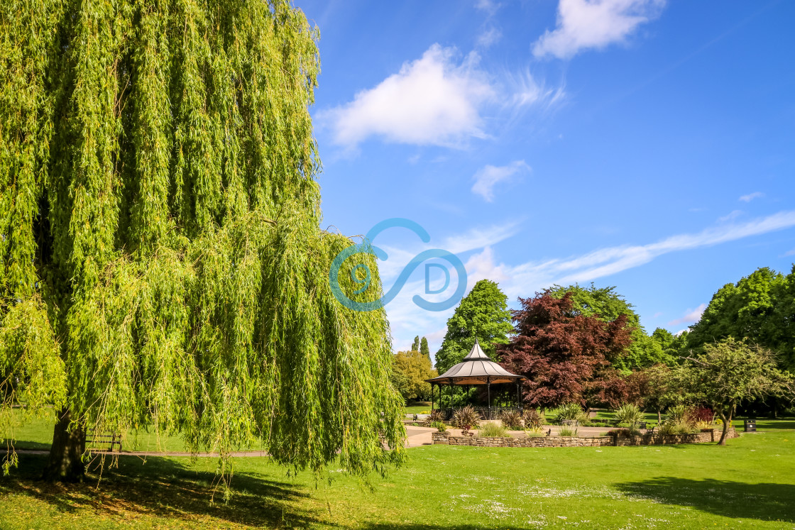 "Carr Bank Park Bandstand, Mansfield" stock image