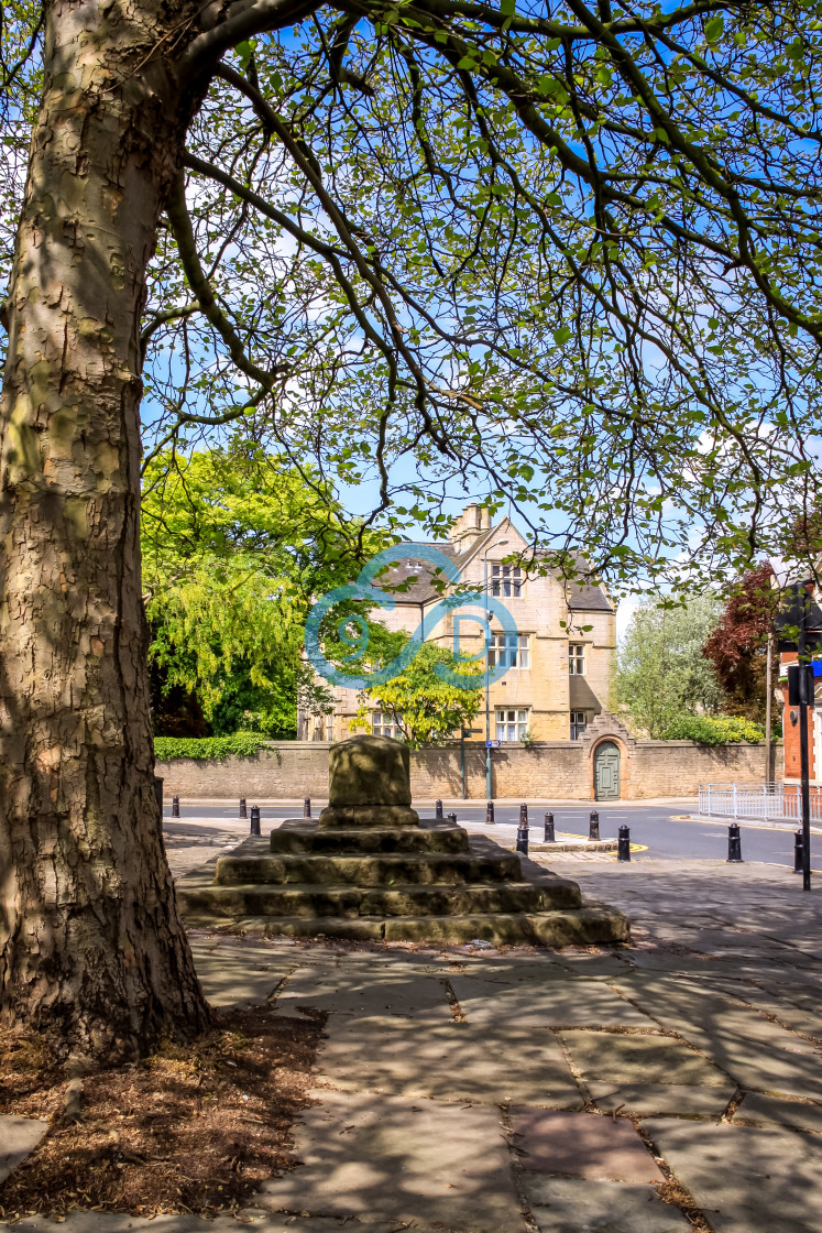 "The Old Market Cross, Mansfield Woodhouse" stock image