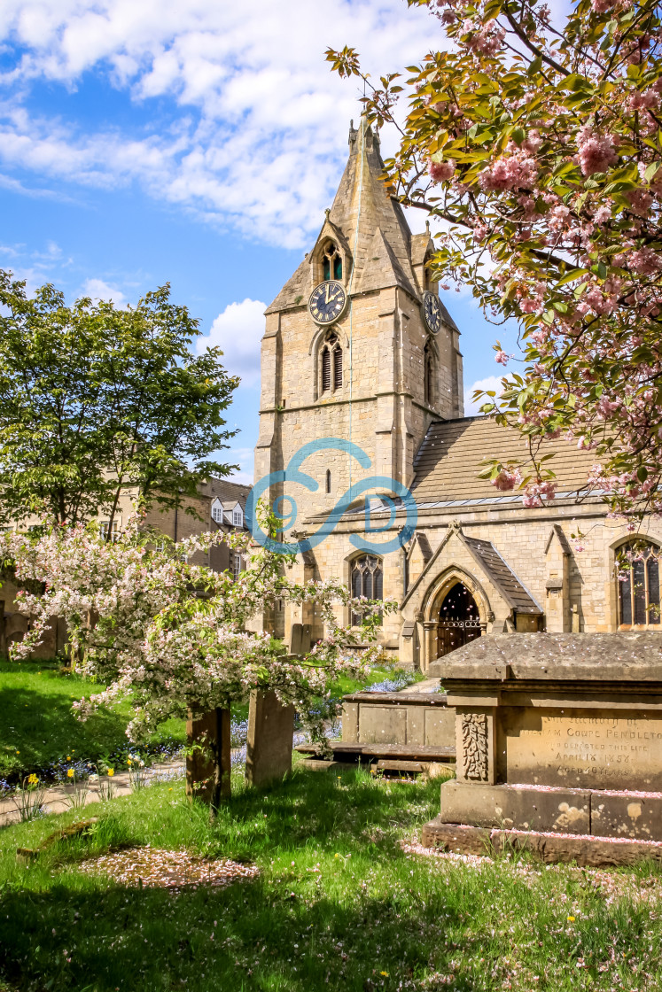 "St Edmunds Church, Mansfield Woodhouse" stock image